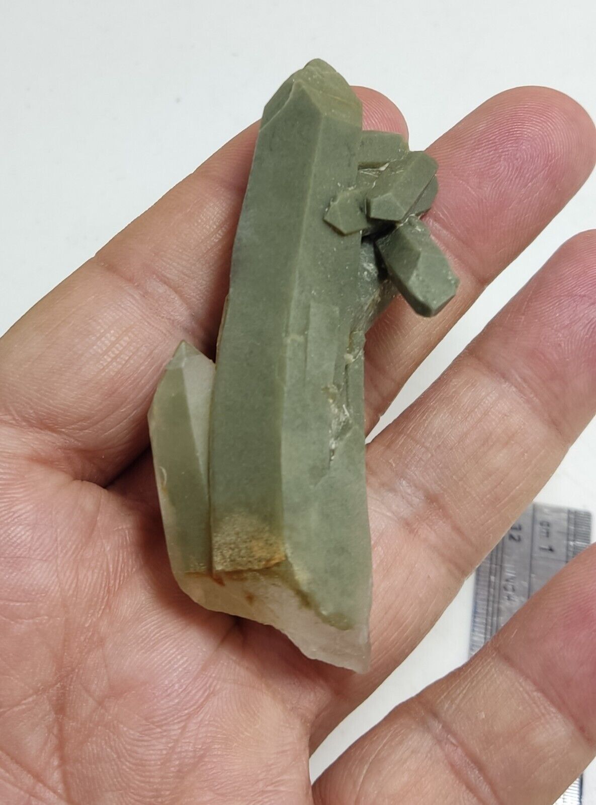 An Aesthetic Natural beautifully terminated Chlorite Quartz specimen 52 grams