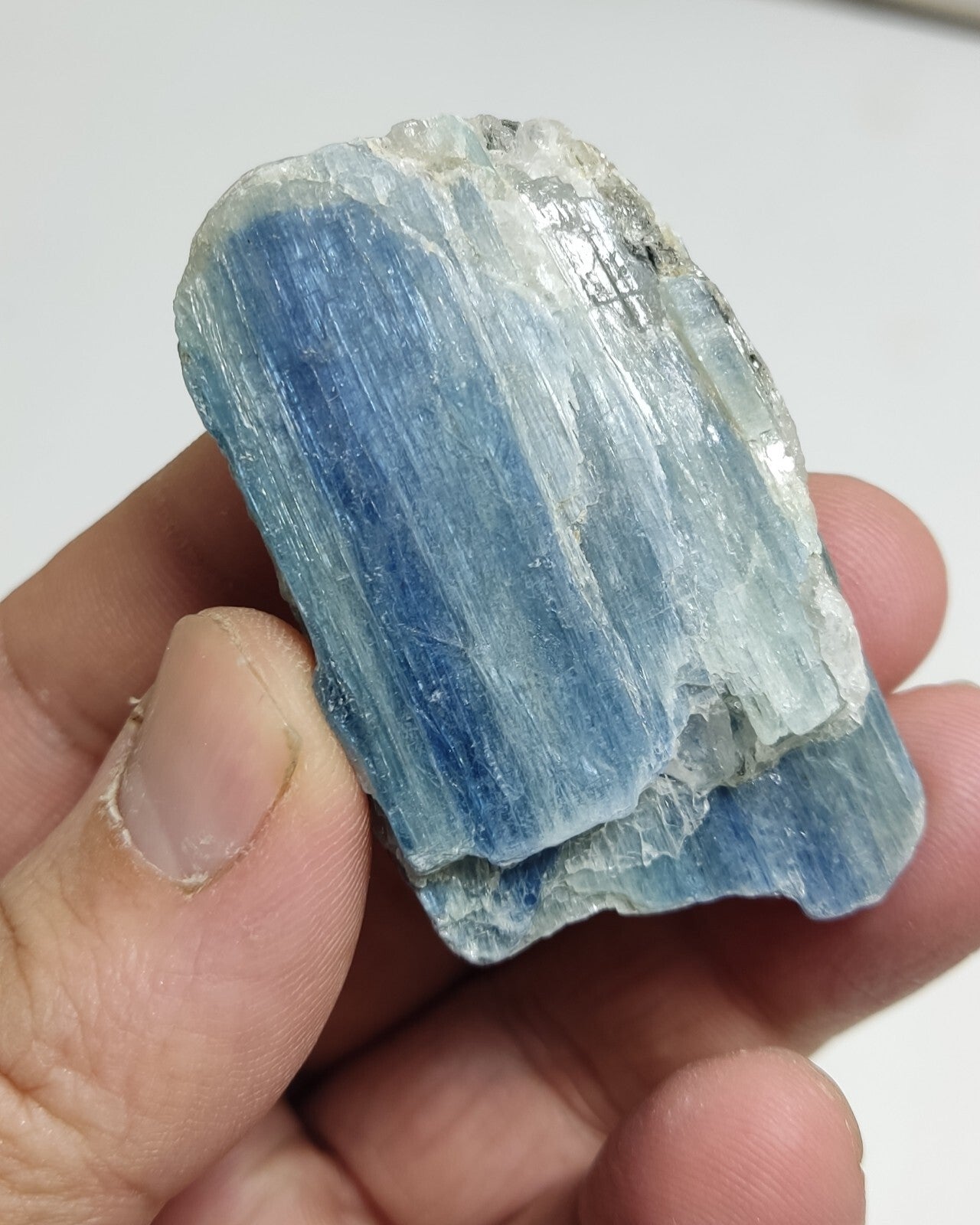 An Aesthetic specimen of blue kyanite crystal 48 grams