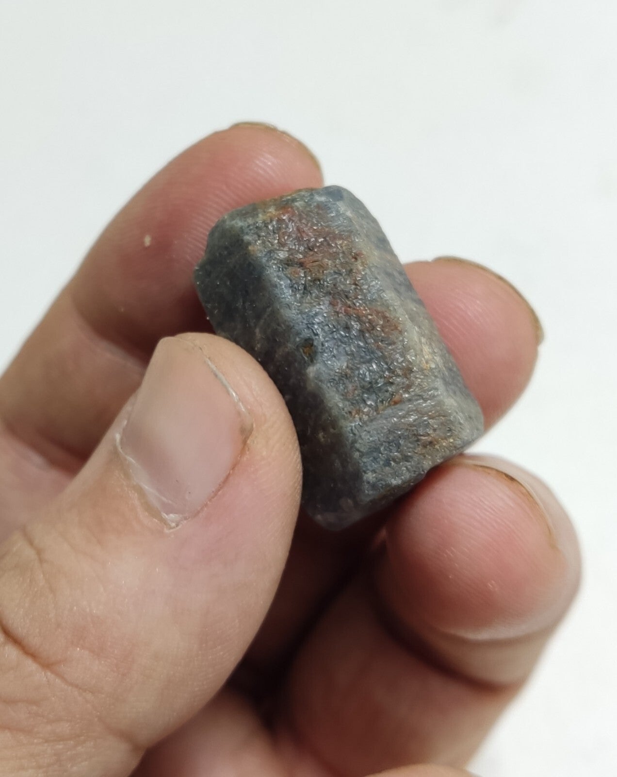 An aesthetic specimen of terminated sapphire crystal 23 grams