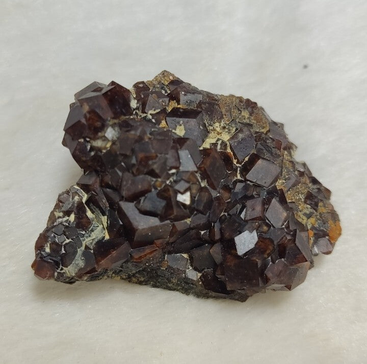 Natural Andradite Garnets Cluster 51 grams