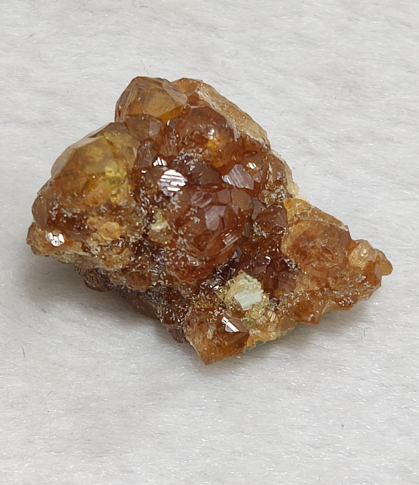 An Aesthetic natural terminated hessonite thumbnail specimen 13 grams