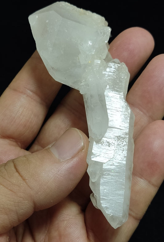 An Aesthetic Natural beautifully terminated Quartz specimen 67 grams