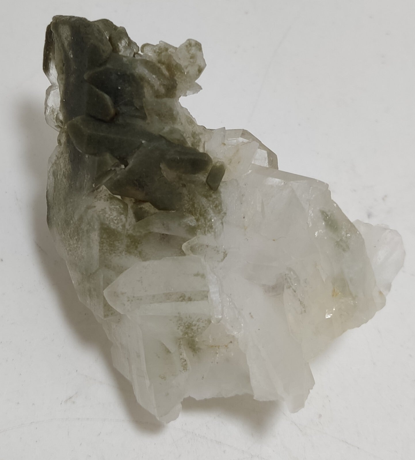 An Aesthetic Natural Quartz specimen with chlorite inclusions 58 grams
