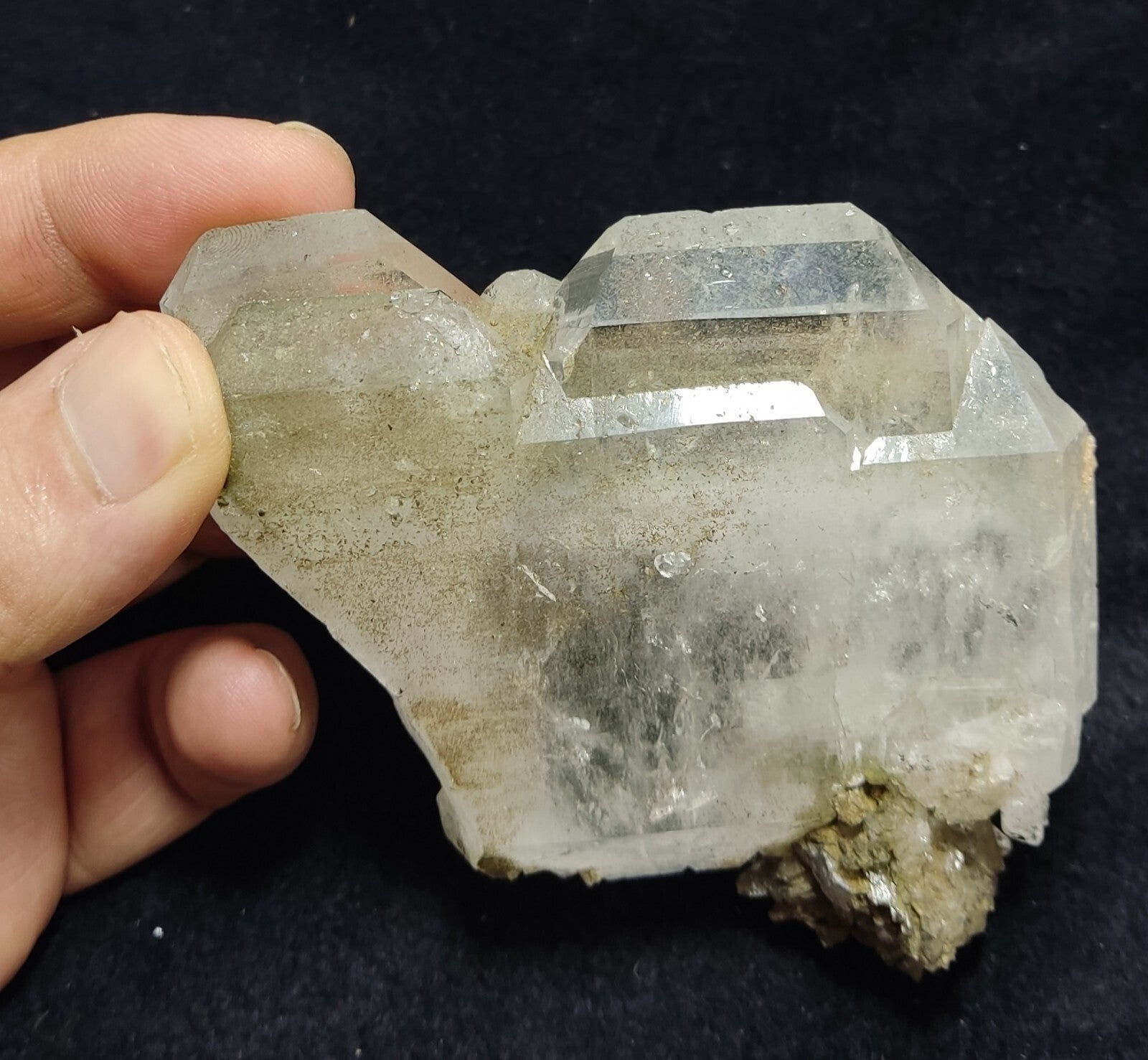 An Aesthetic terminated specimen of chlorite Quartz 211 grams