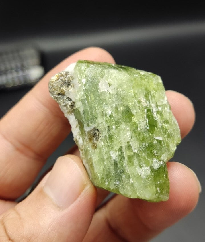 An amazing specimen of diopside crystal 42 grams