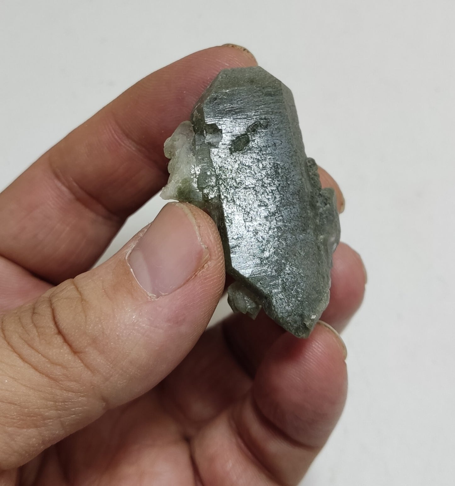 An Aesthetic Natural beautifully terminated Chlorite Quartz specimen 26 grams