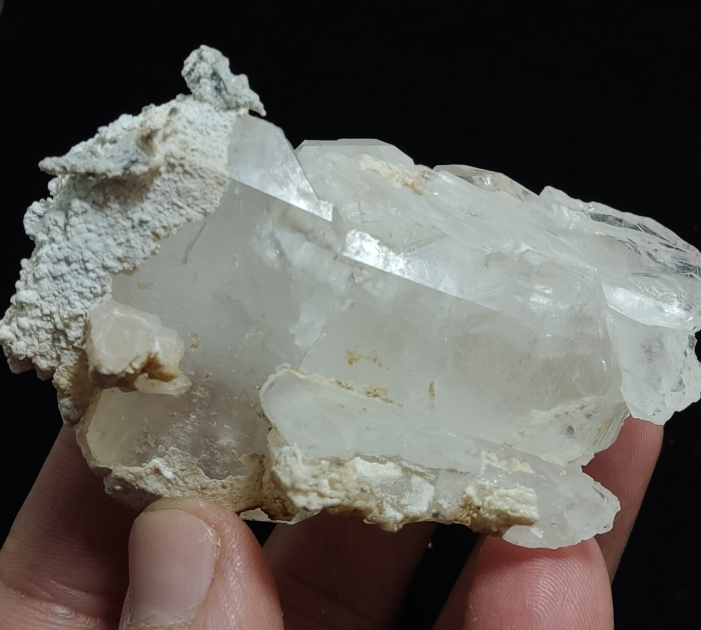 An Aesthetic terminated Quartz cluster 155 grams