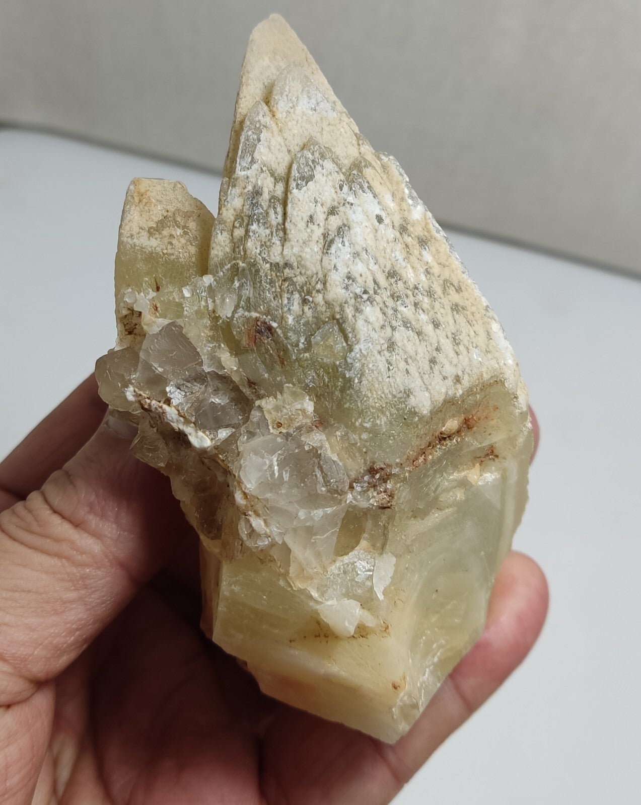 A very Aesthetic Natural beautifully terminated Calcite crystal 304 grams