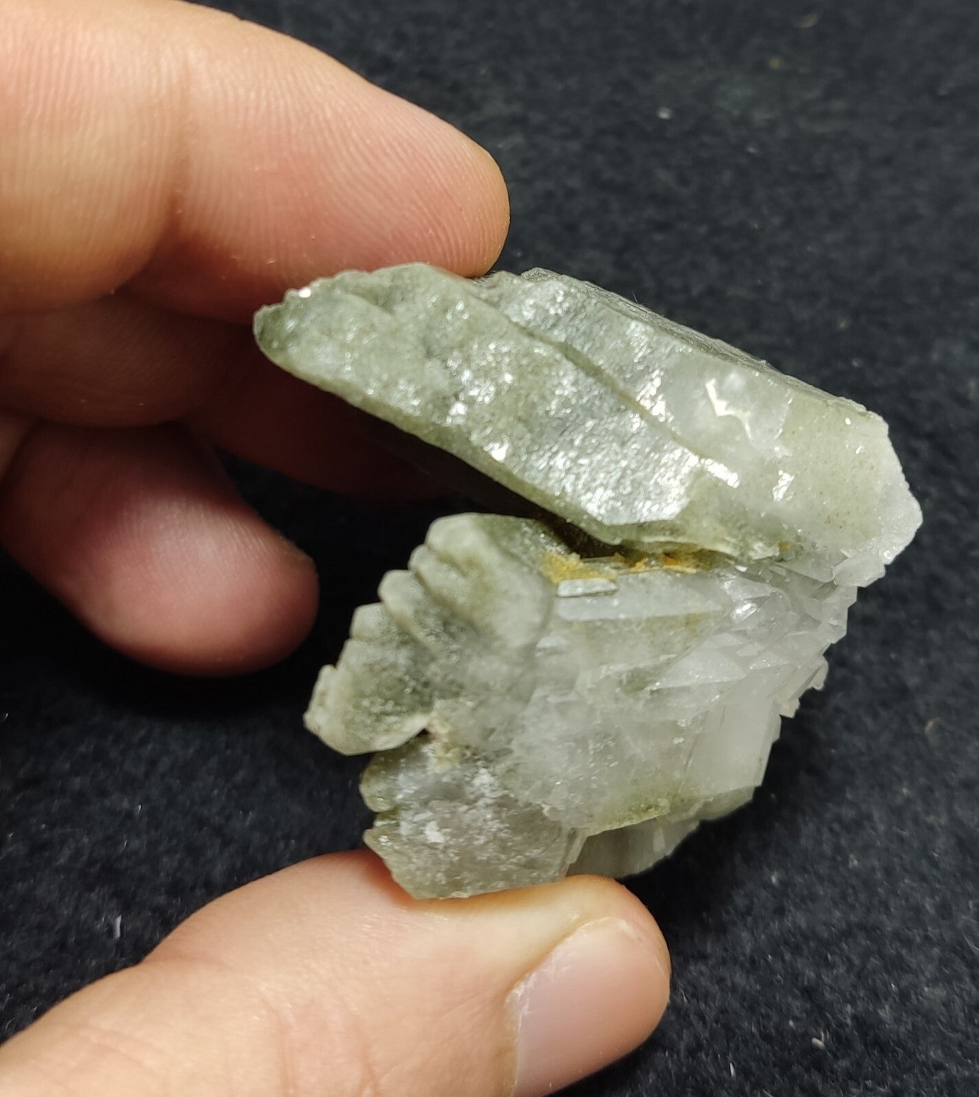 An Aesthetic terminated chlorite Quartz specimen 49 grams