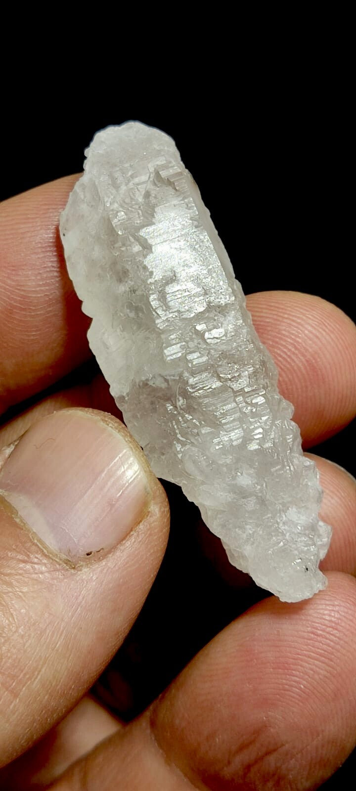 Fully Etched Quartz Crystal 11 Grams.