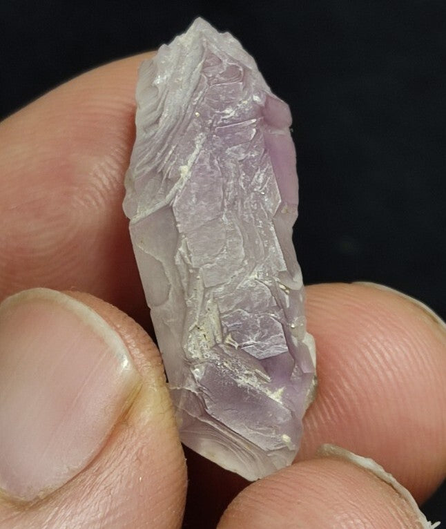 Miniature Etched Natural Amethyst Double Terminated 5 grams