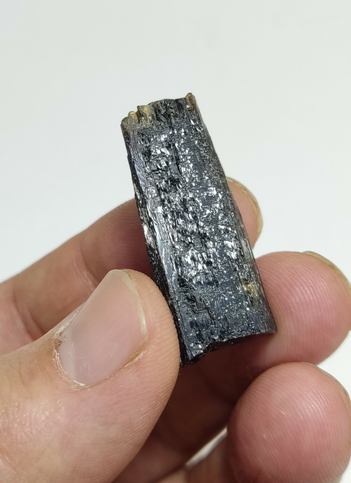 An aesthetic specimen of epidote crystal 12.5 grams