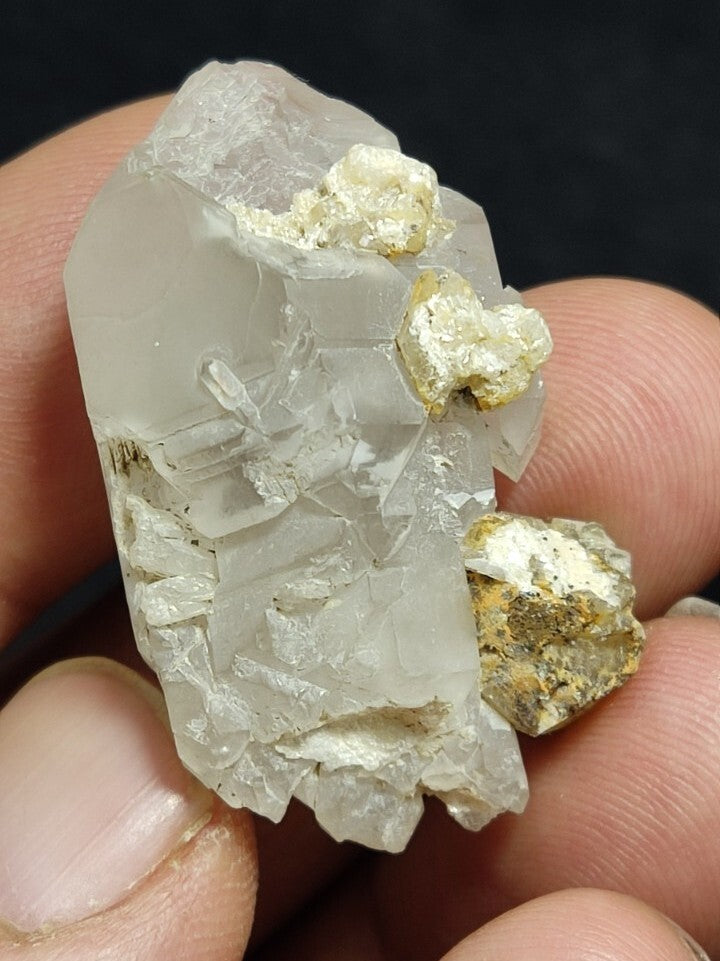 Miniature Etched Natural Smoky Quartz Double Terminated 15 grams