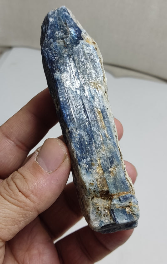 An Aesthetic specimen of blue kyanite crystal 263 grams