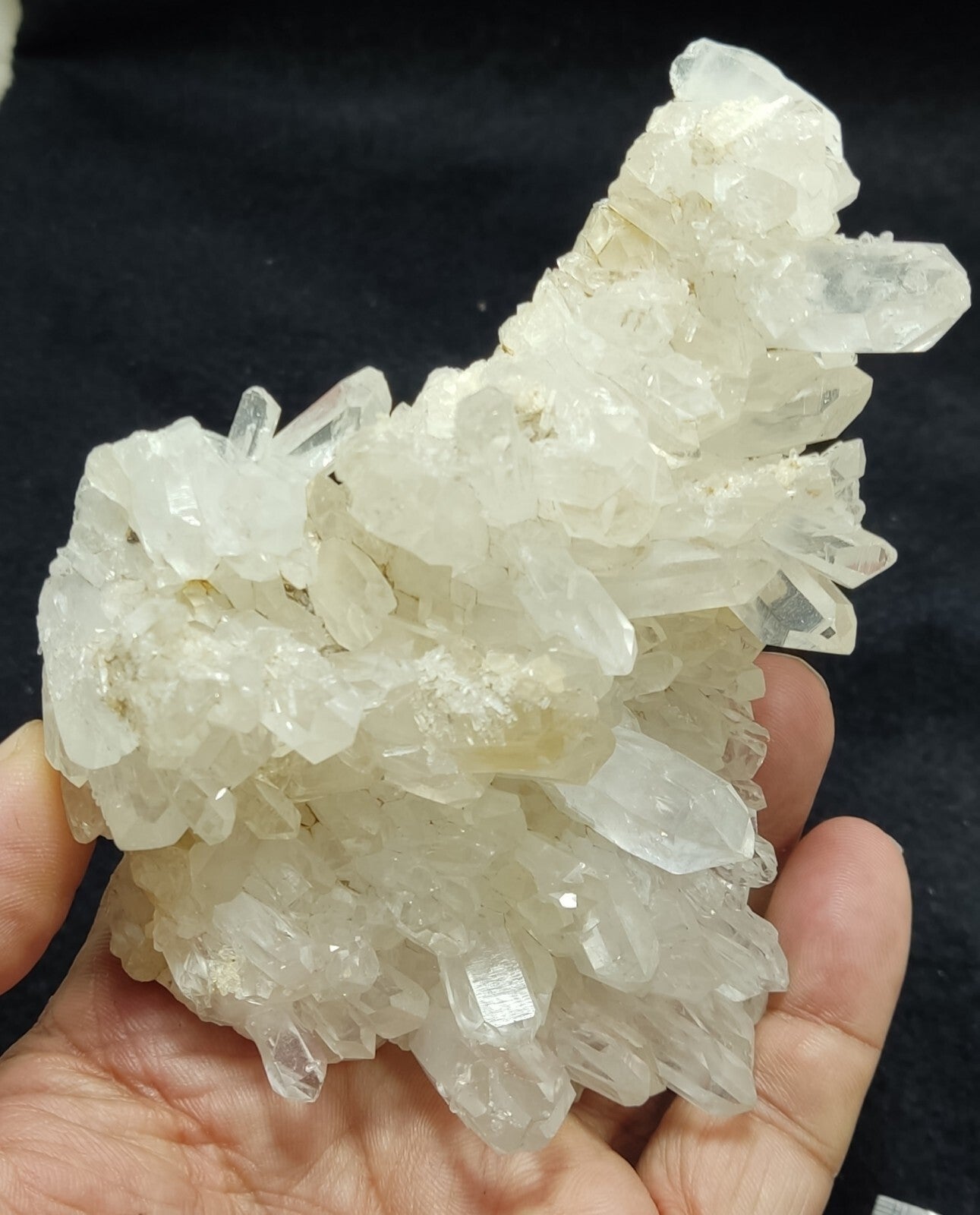 An Aesthetic terminated specimen of Quartz cluster 262 grams