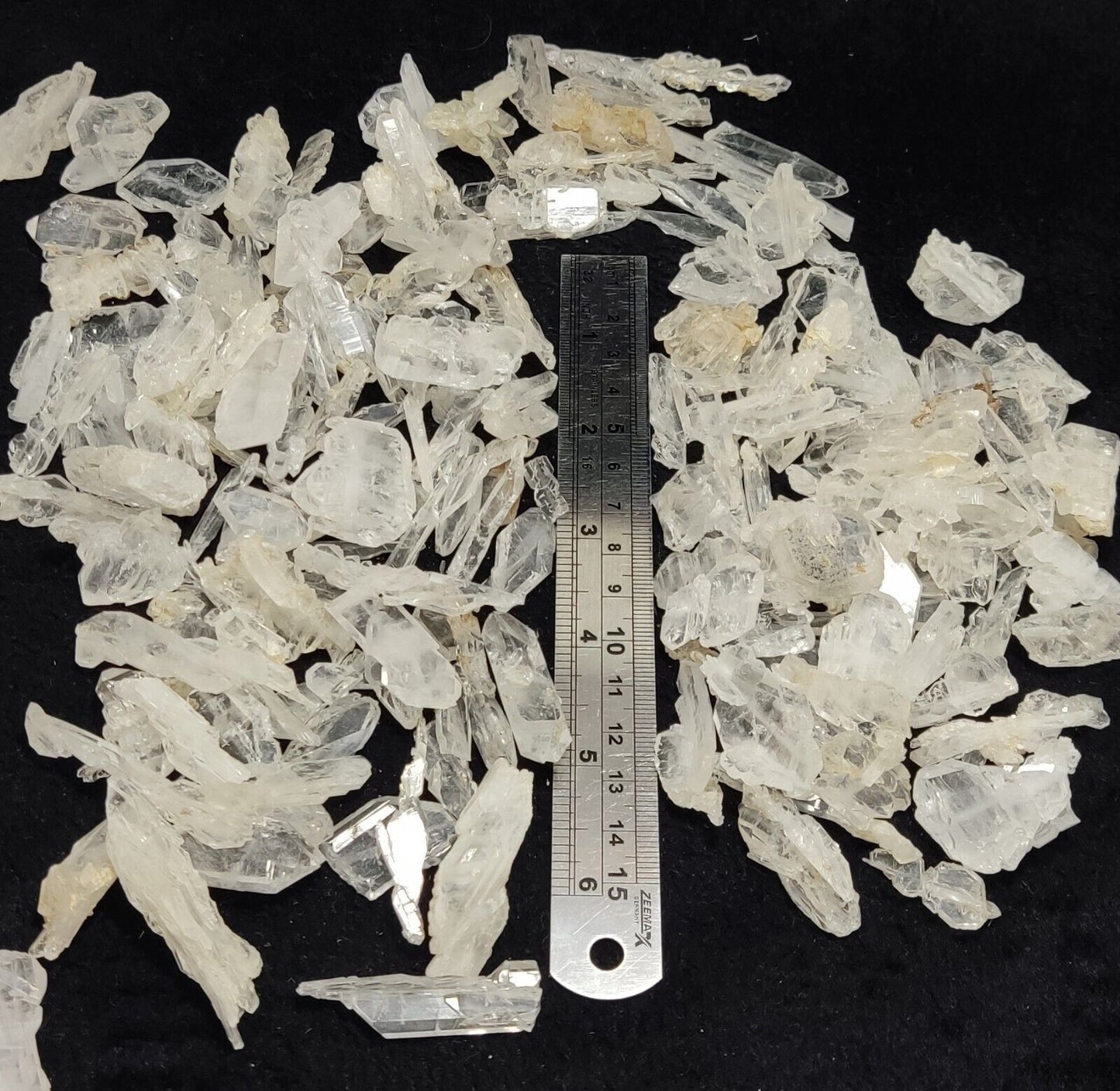 450 grams Faden quartz Crystals