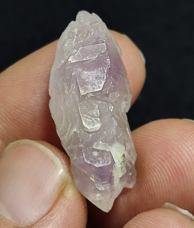 Miniature Etched Natural Amethyst Double Terminated 5 grams