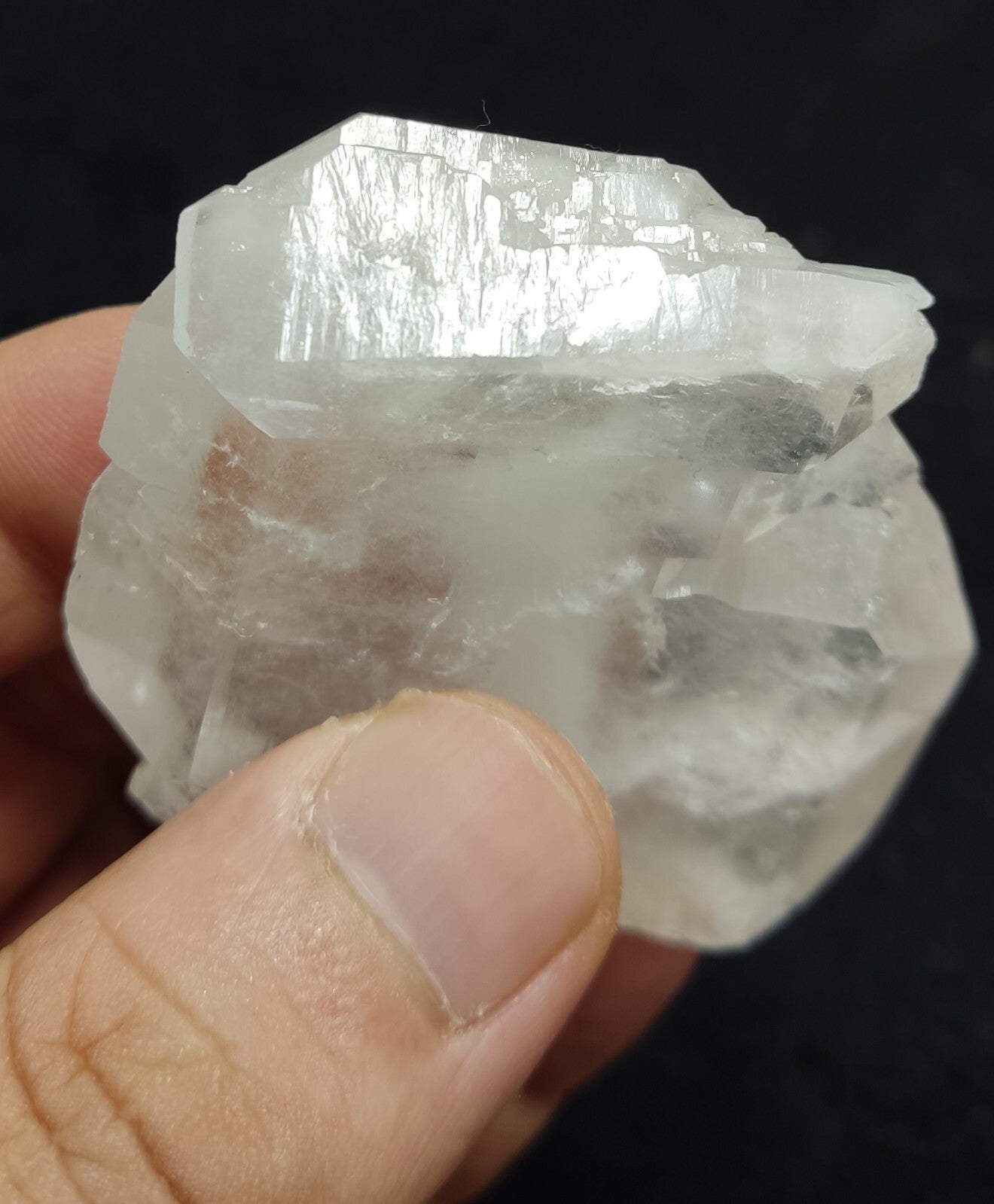 An Aesthetic terminated faden Quartz specimen 81 grams