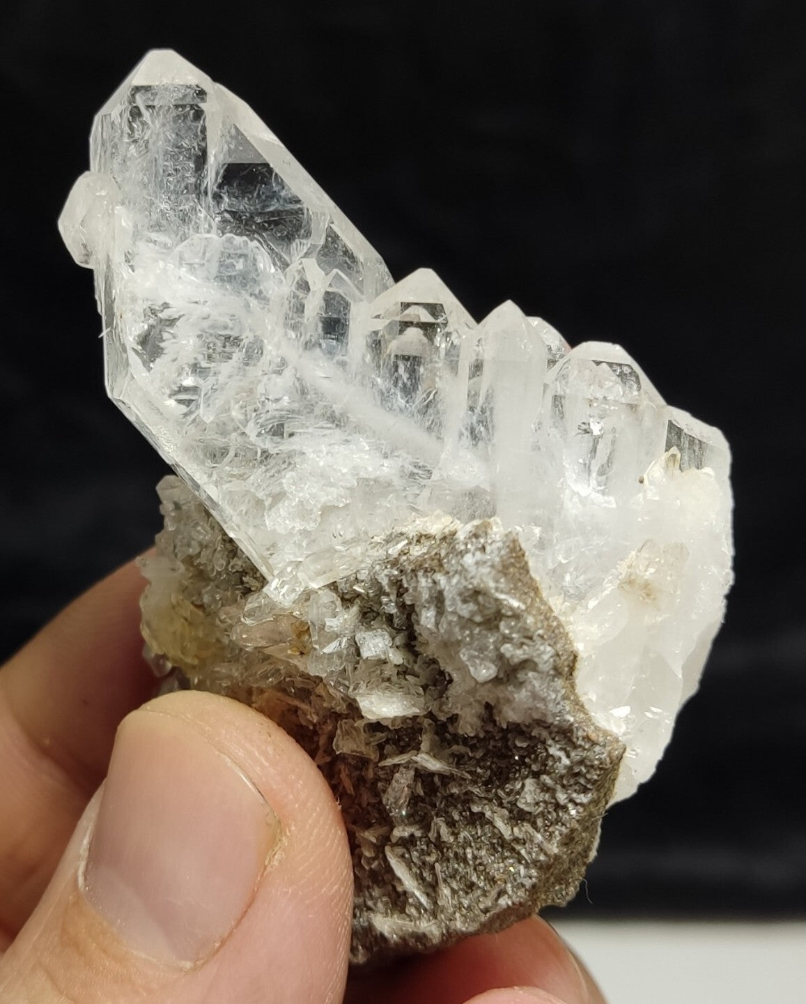 An Aesthetic terminated faden Quartz specimen In Matrix 38 grams