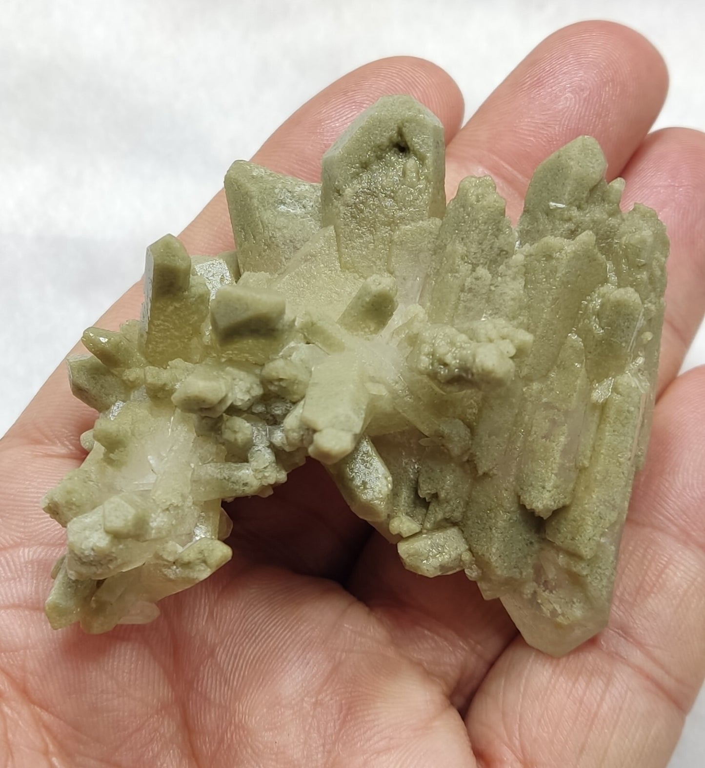 An Aesthetic specimen of chlorite quartz 71 grams
