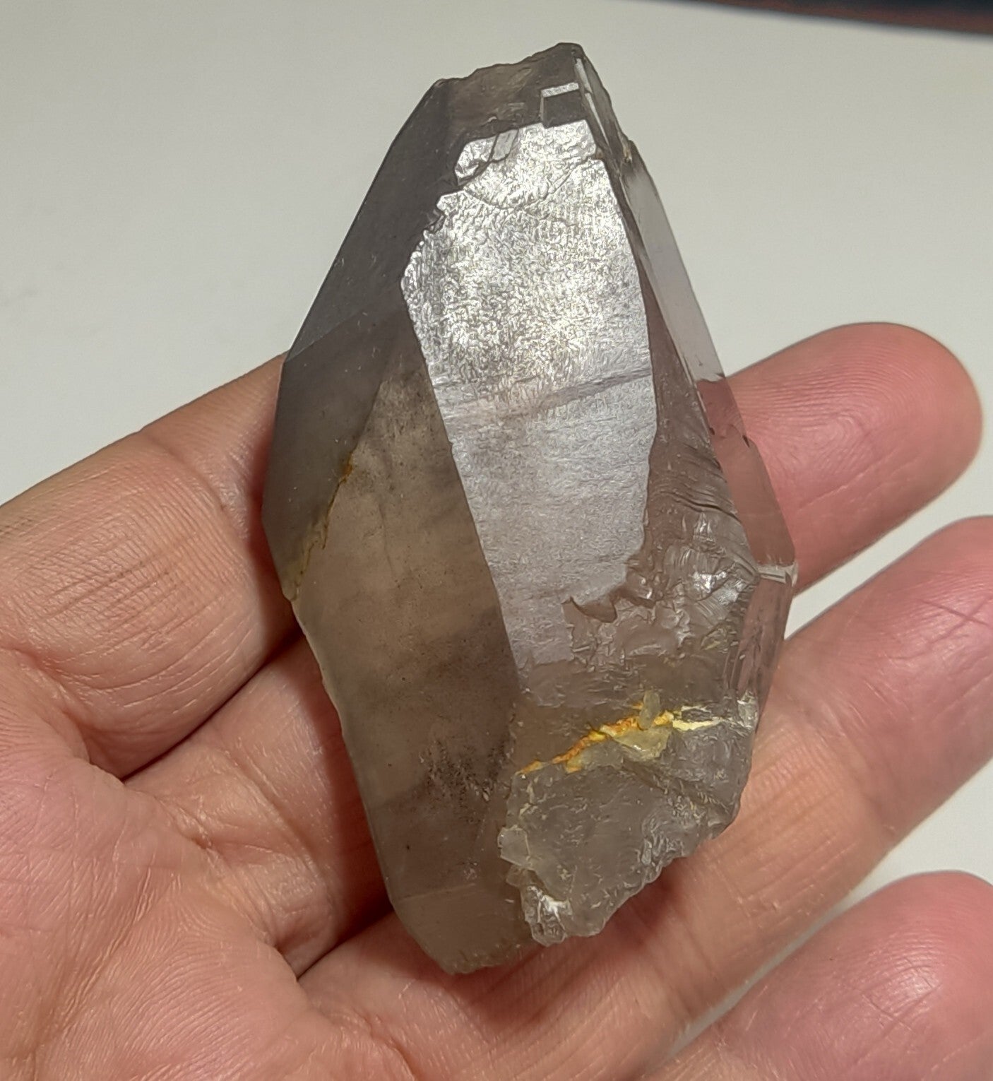 An Aesthetic Naturally terminated specimen of Smoky Quartz 98 grams