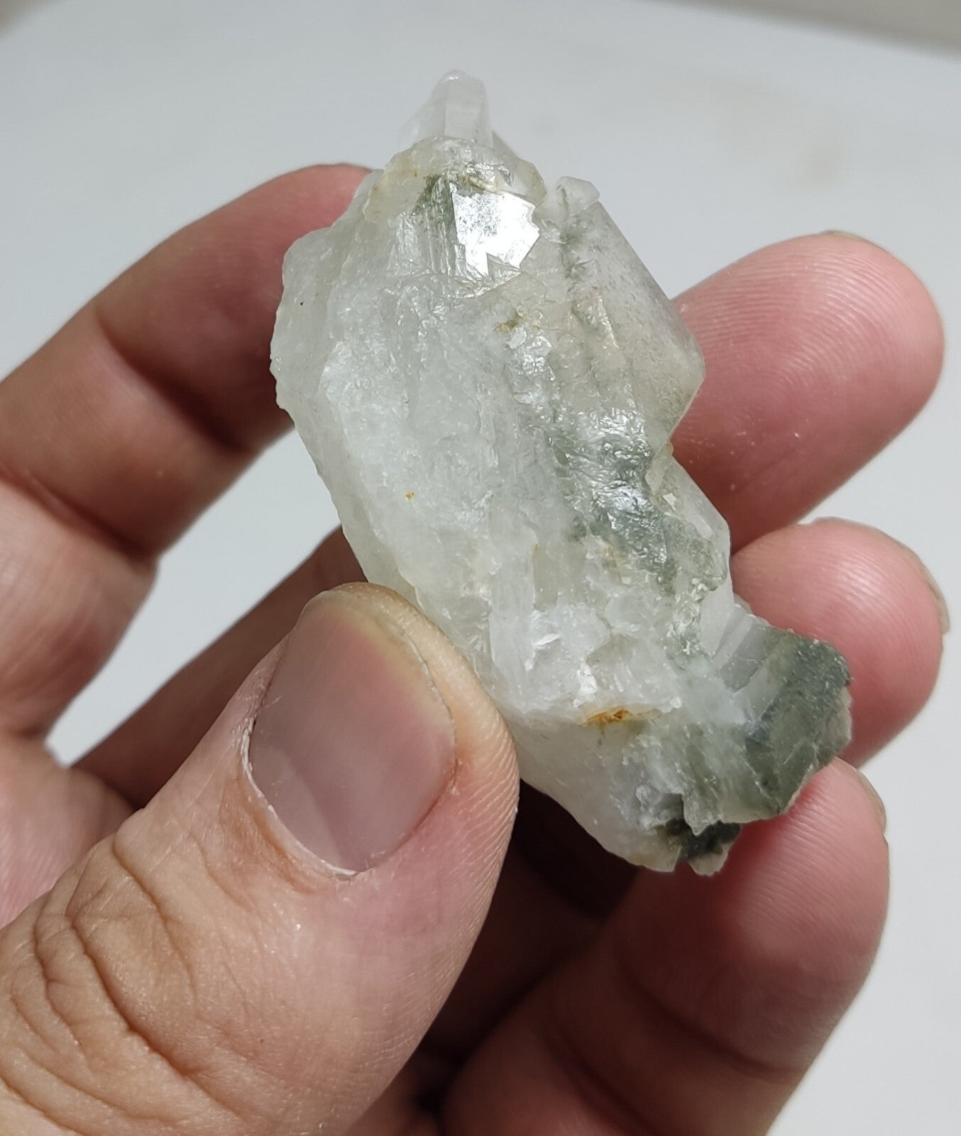 An Aesthetic Natural beautifully terminated Chlorite Quartz specimen 55 grams