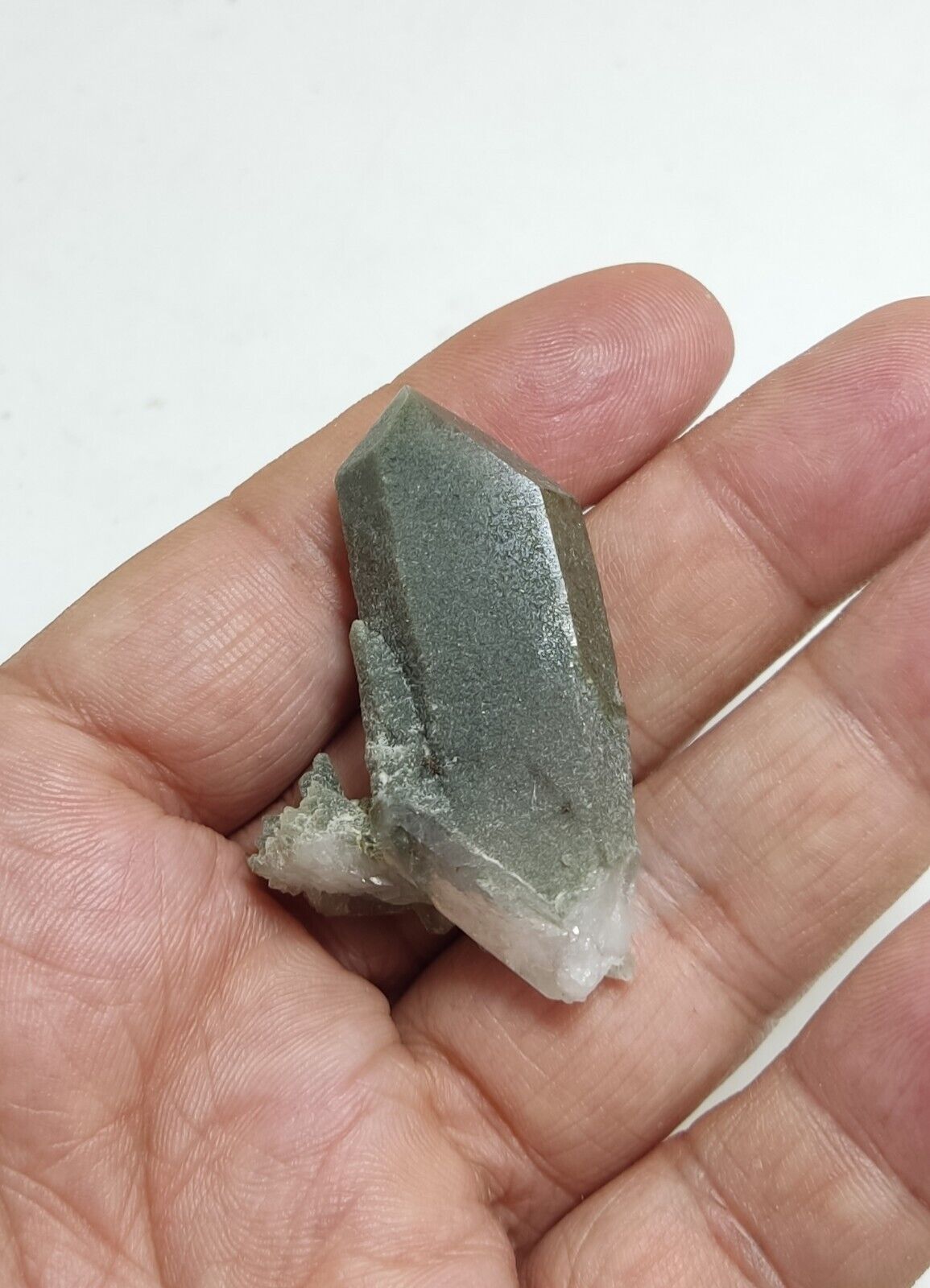 An Aesthetic Natural beautifully terminated Chlorite Quartz crystal 23 grams