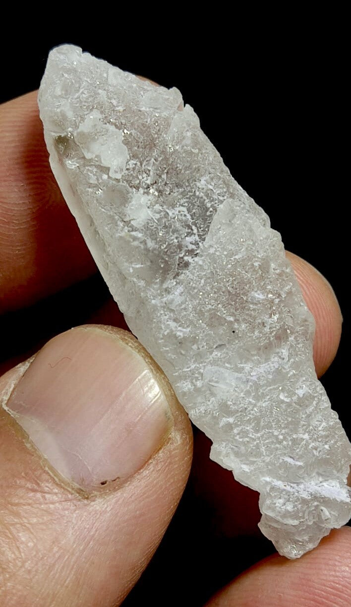 Fully Etched Quartz Crystal 11 Grams.