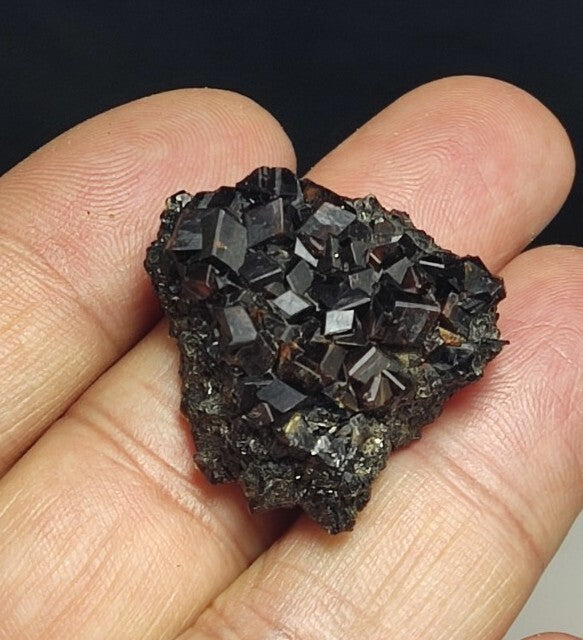 Thumbnail Natural Andradite Garnets Cluster 15 grams
