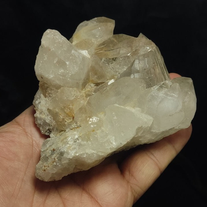 Natural terminated Quartz Specimen with Siderite 412 grams