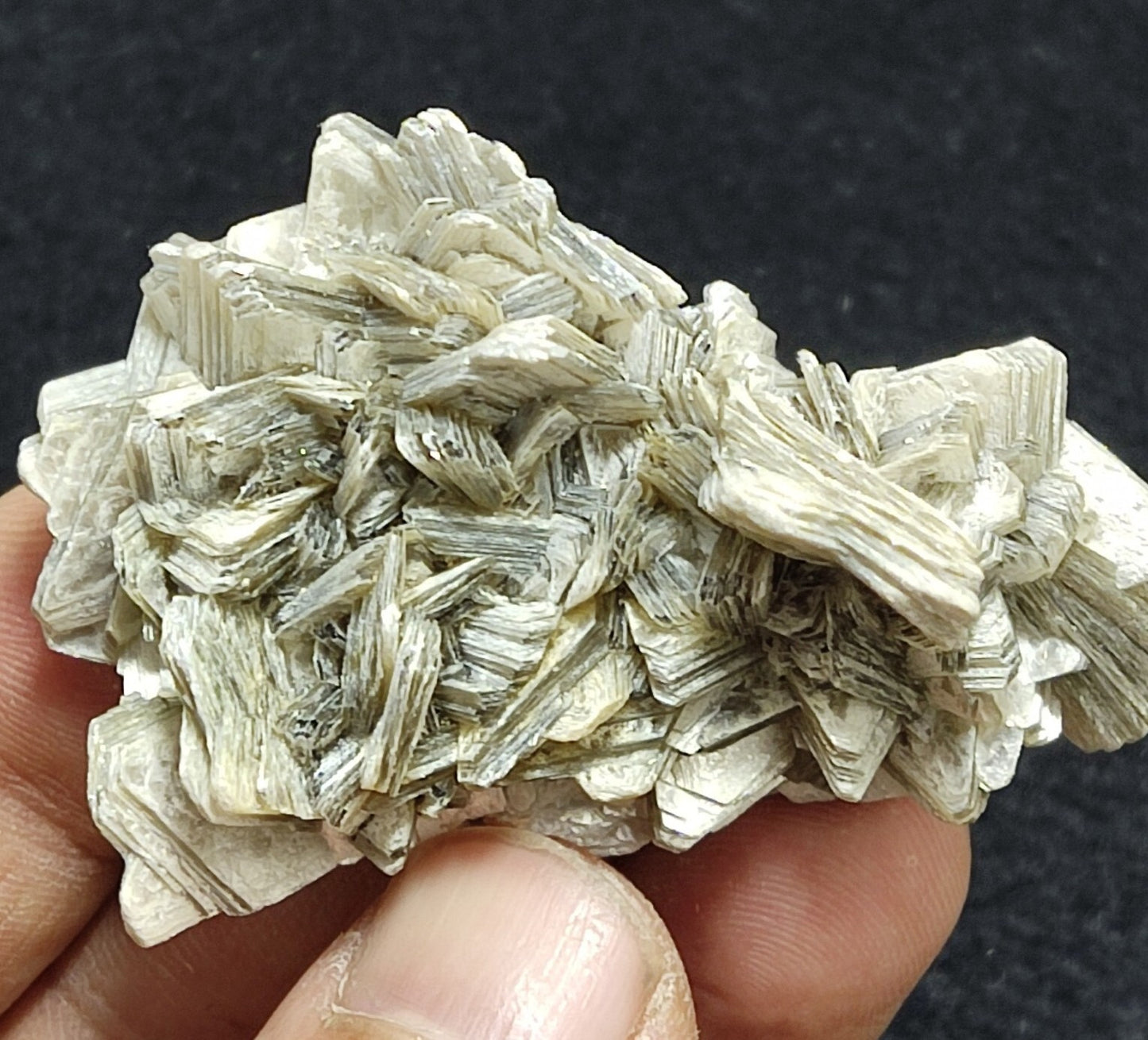 An Aesthetic specimen of muscovite cluster 30 grams