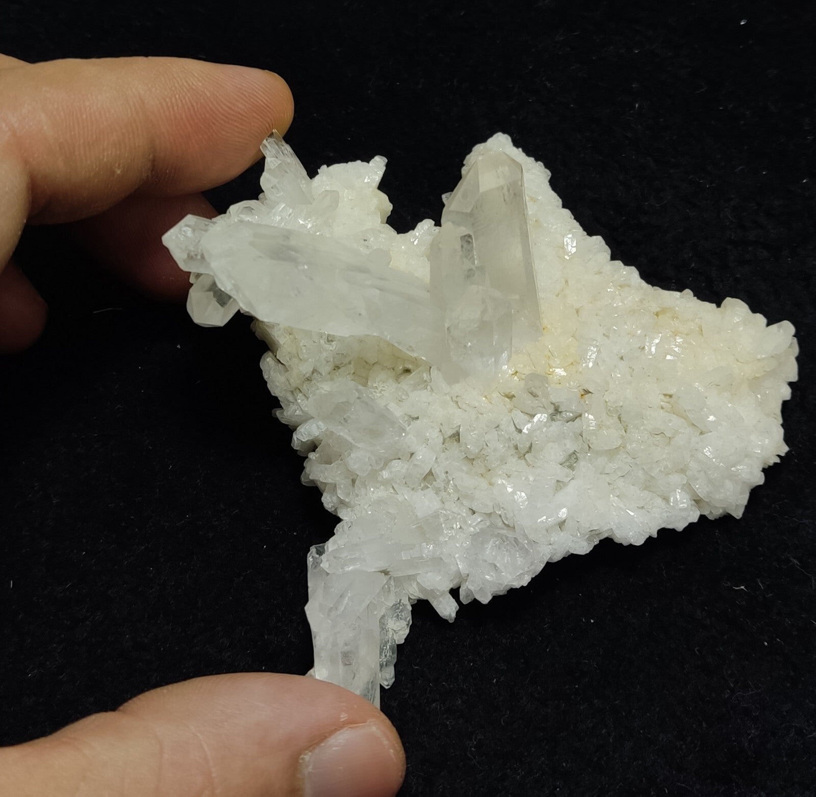 An Aesthetic terminated specimen of faden Quartz on matrix 105 grams