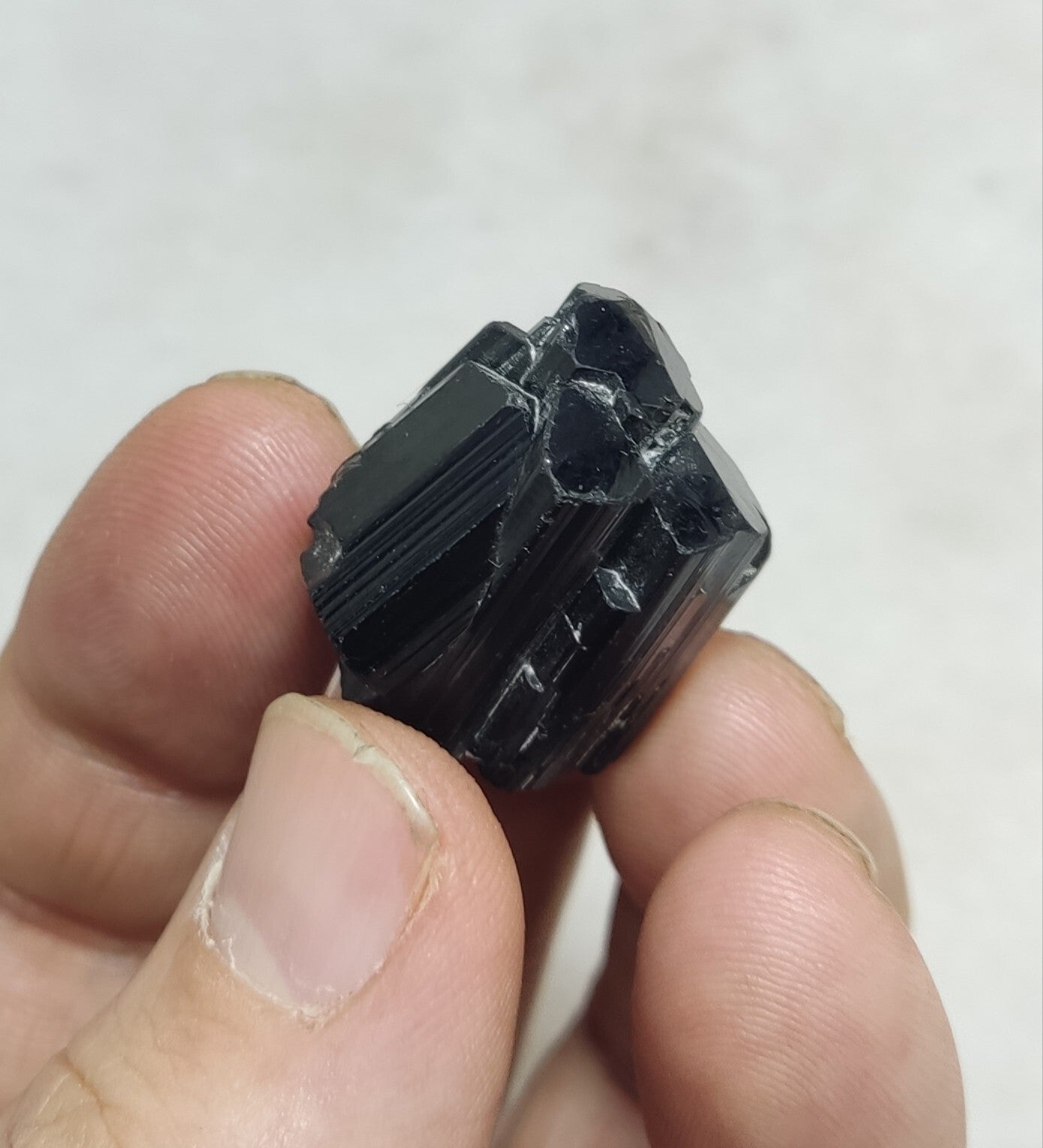 An amazing specimen of black tourmaline cluster 15 grams