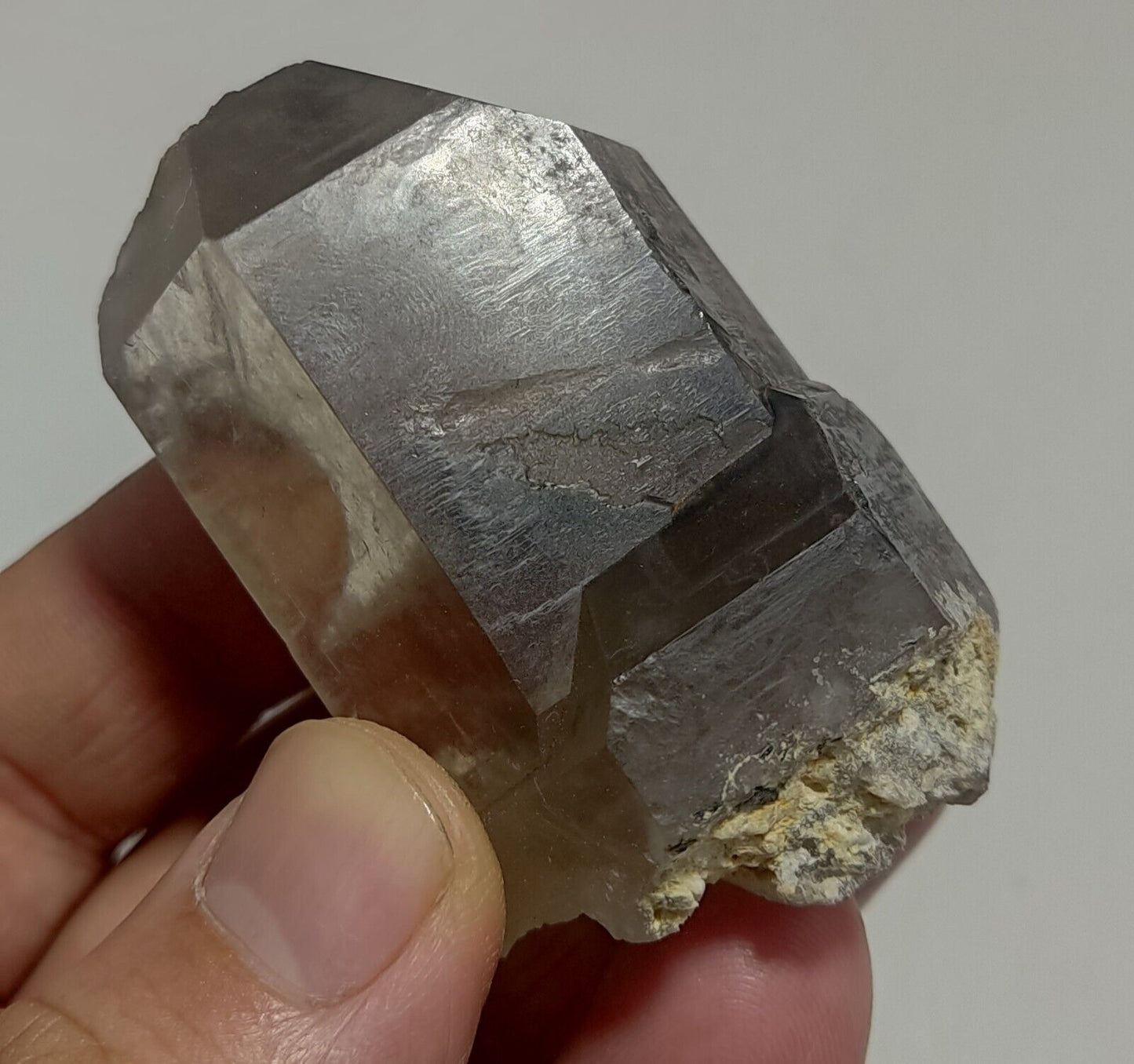 An Aesthetic Naturally terminated specimen of Smoky Quartz 107 grams