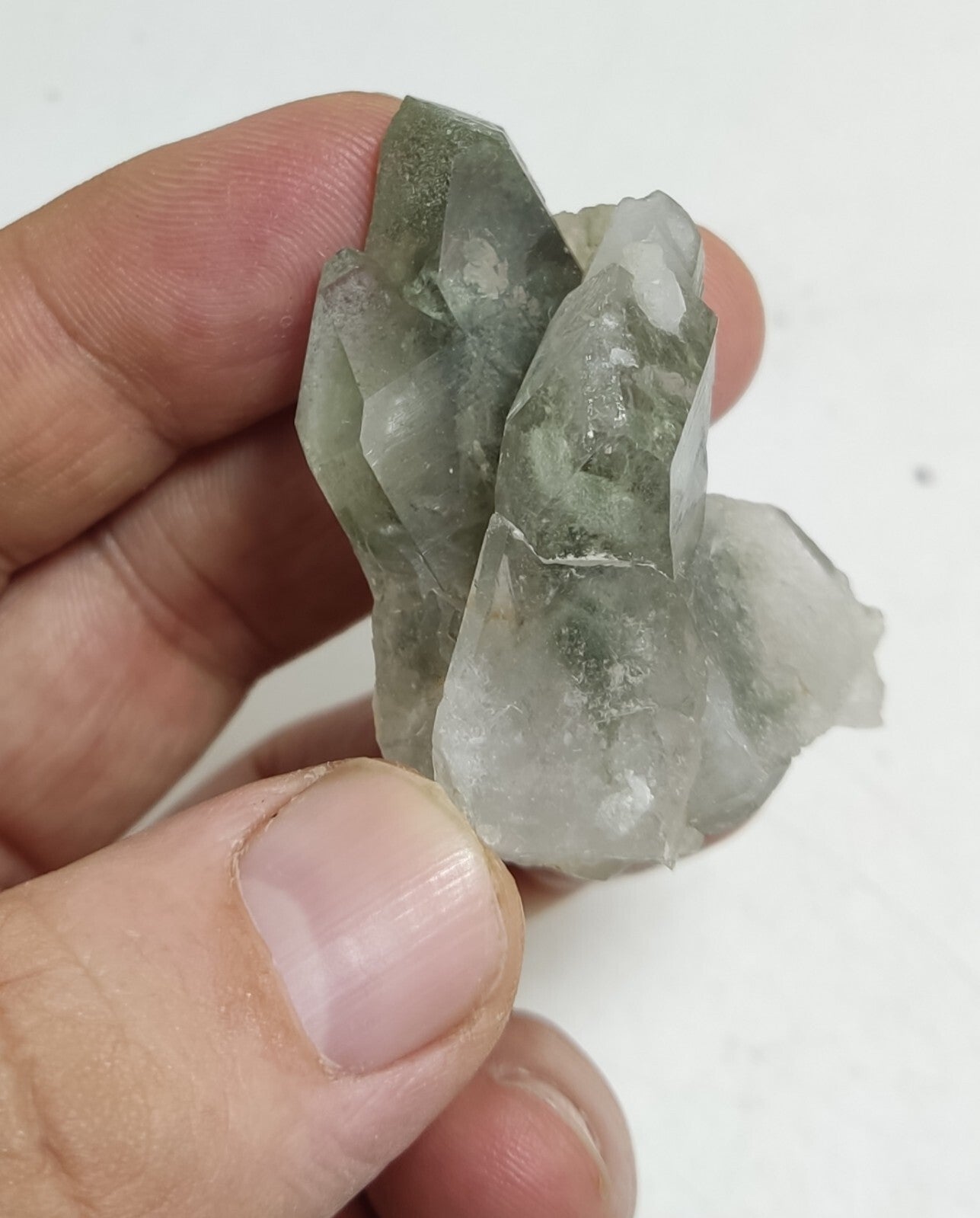An Aesthetic Natural beautifully terminated Chlorite Quartz crystal 36 grams