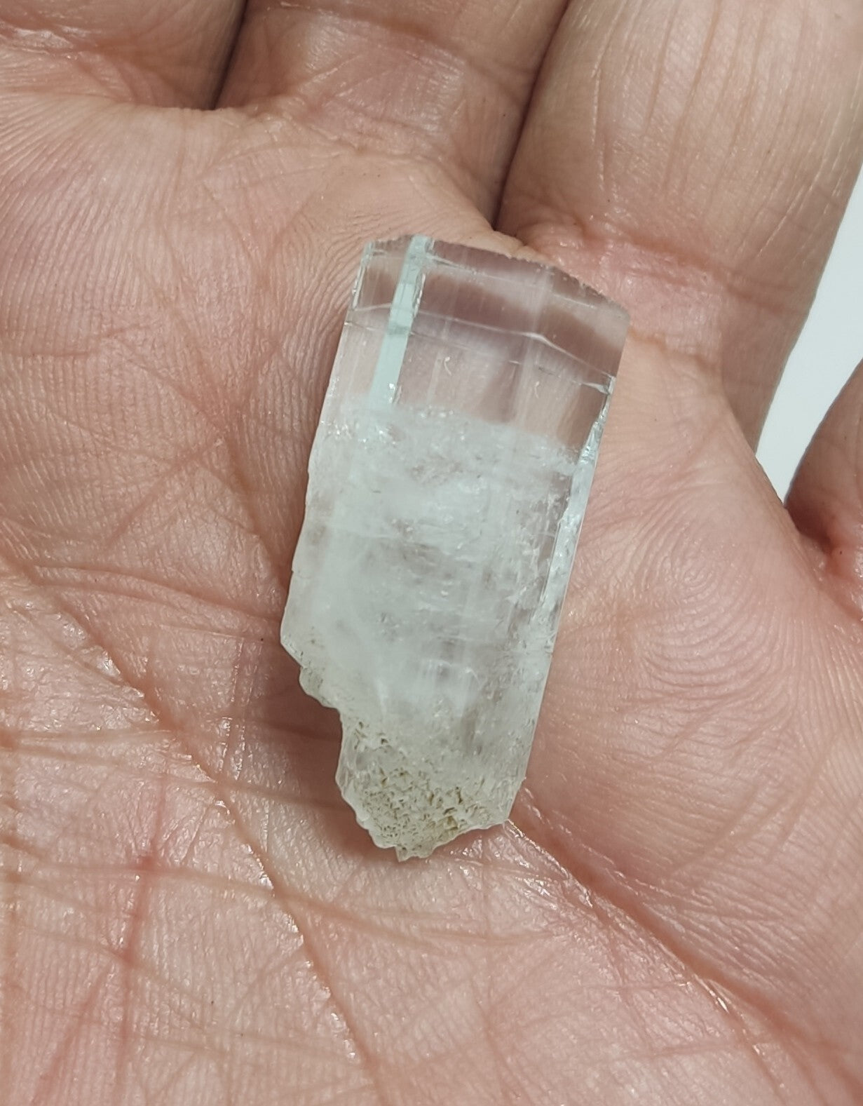 An Aesthetic specimen of aquamarine crystal 11 grams