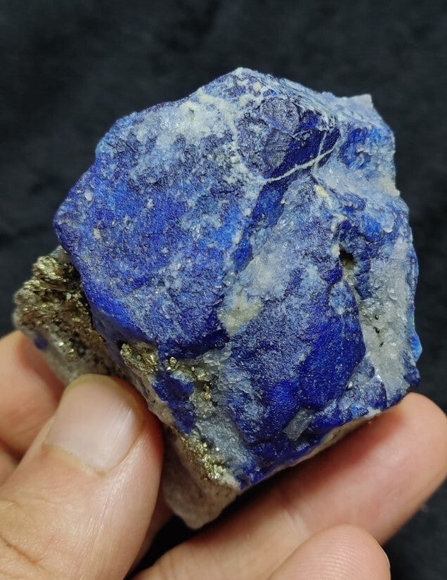 An aesthetic specimen of Lazurite with Pyrite on Matrix  196 grams
