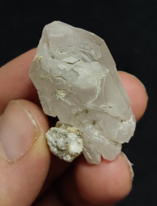 Miniature Etched Natural Smoky Quartz Double Terminated 15 grams