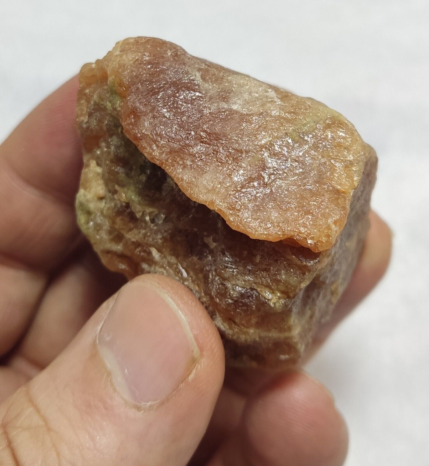 107 grams rough specimen of hessonite garnets