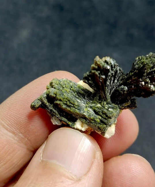 Natural Epidote On Matrix 8.5 Grams.