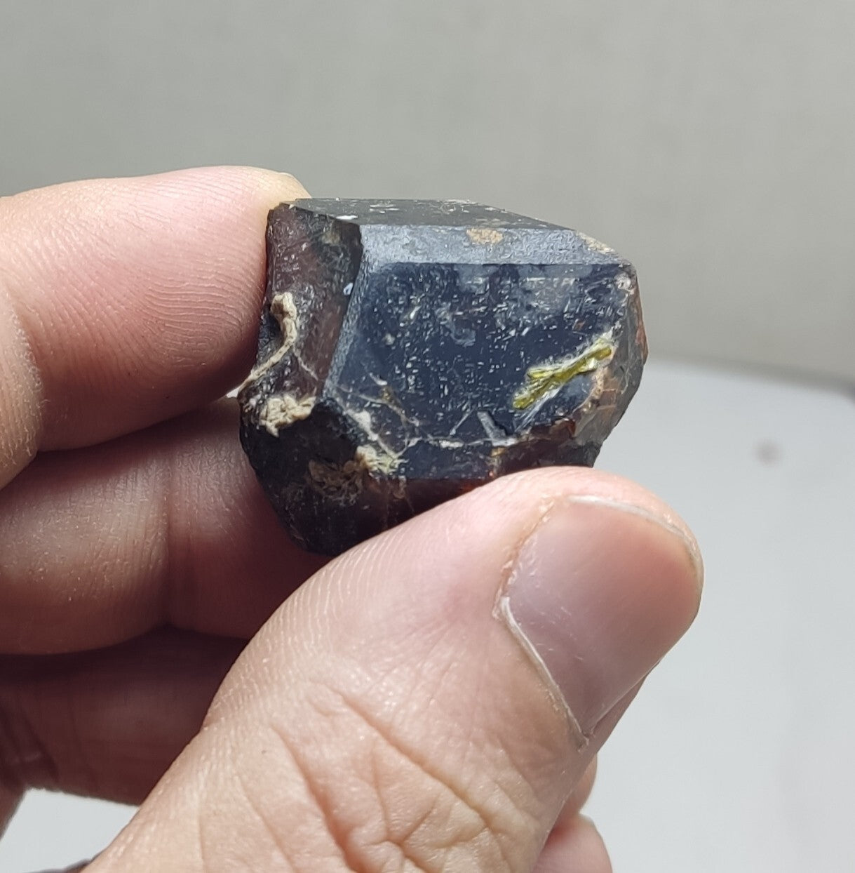 An Aesthetic terminated specimen of andradite crystal 28 grams