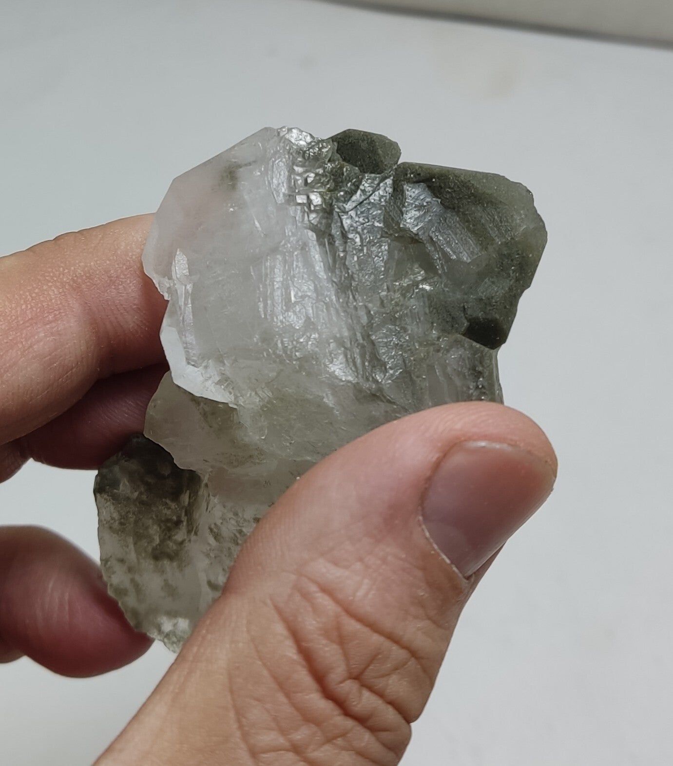 An Aesthetic Natural beautifully terminated Chlorite Quartz crystal 150 grams