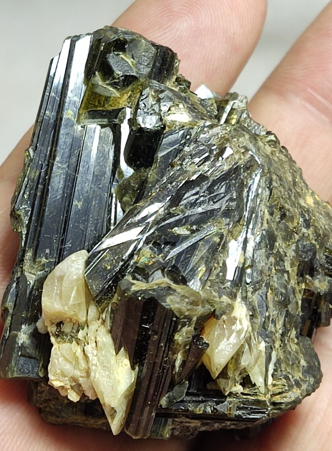 An Aesthetic specimen of epidote 97 grams