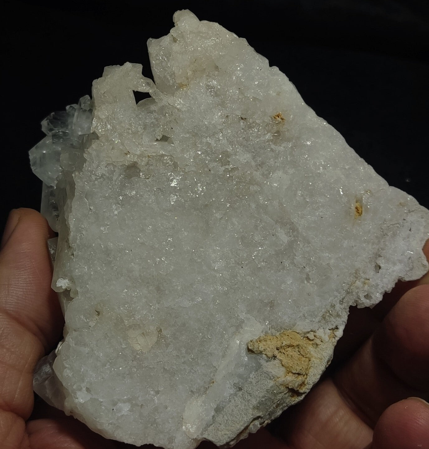 An Aesthetic Specimen Of Faden Quartz Cluster 295 grams