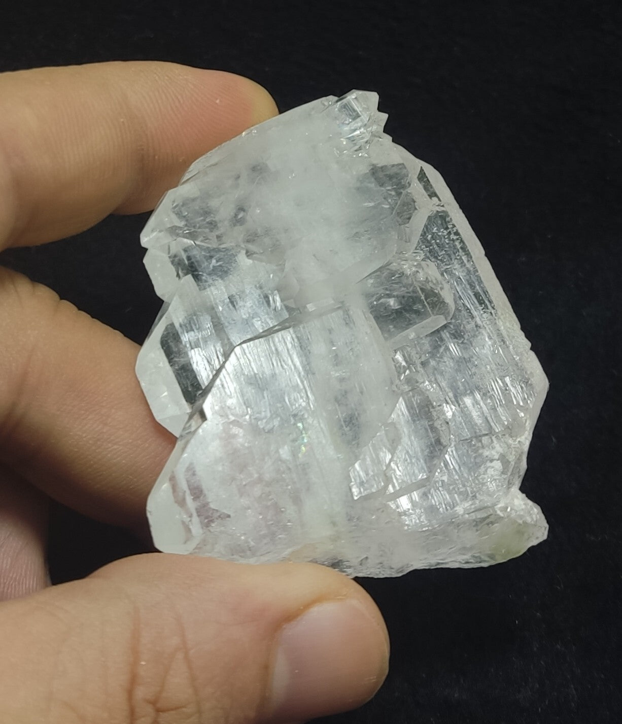 An Aesthetic Natural beautifully terminated faden Quartz specimen 52 grams
