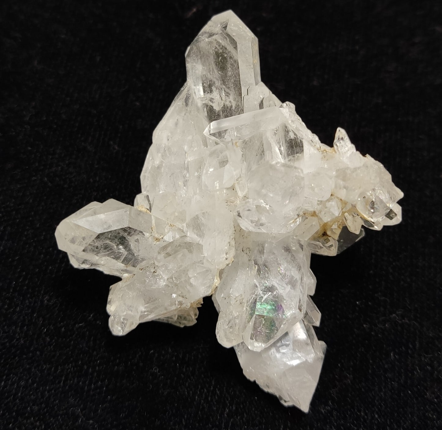 An Aesthetic Natural beautifully terminated Quartz cluster 28 grams