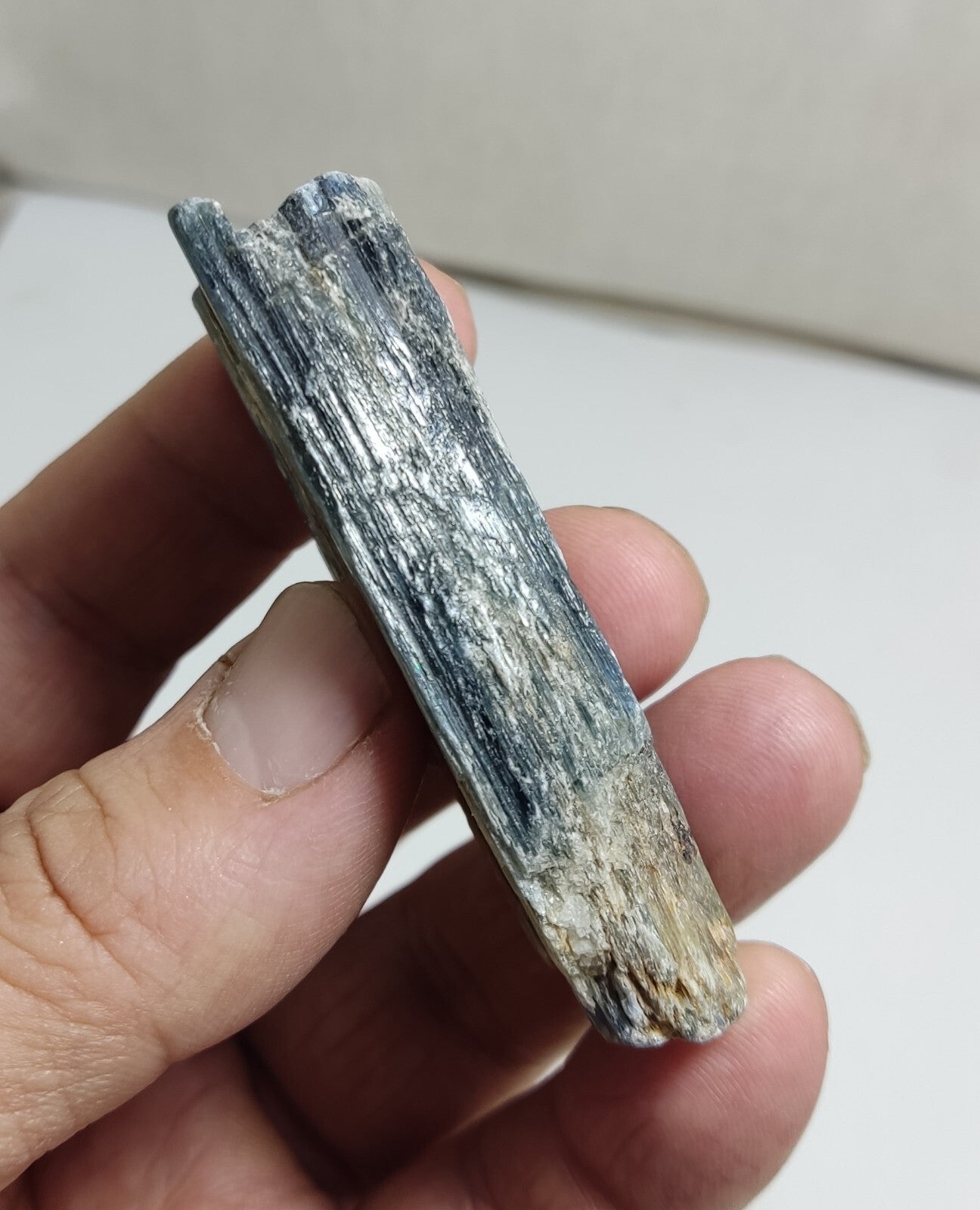 An Aesthetic specimen of blue kyanite crystal 73 grams