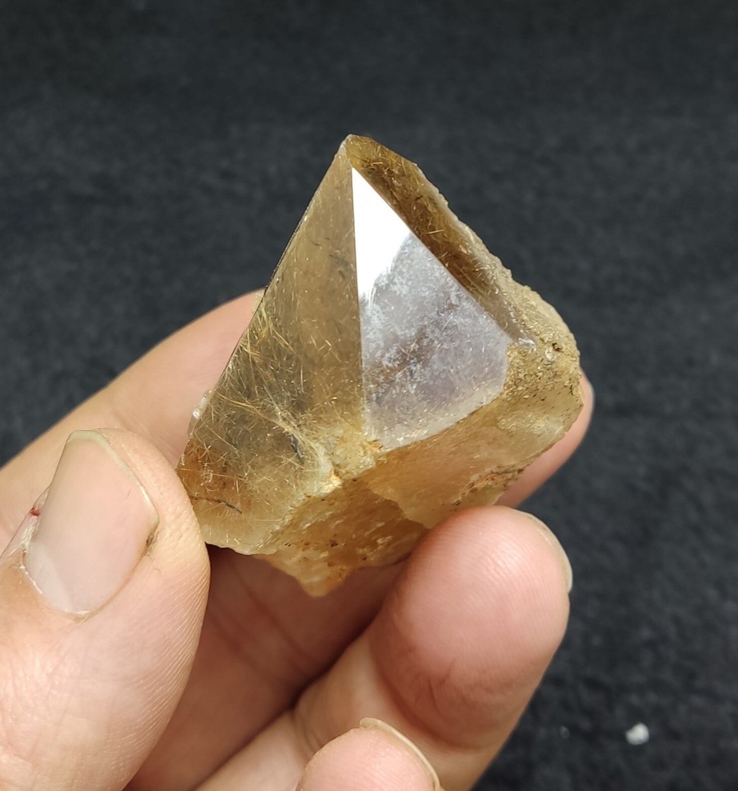 An amazing Astrophylite Quartz Crystal 73 grams