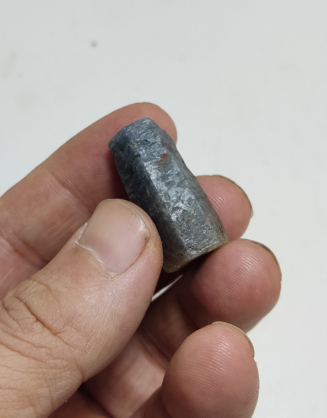 An aesthetic specimen of terminated sapphire crystal 17 grams