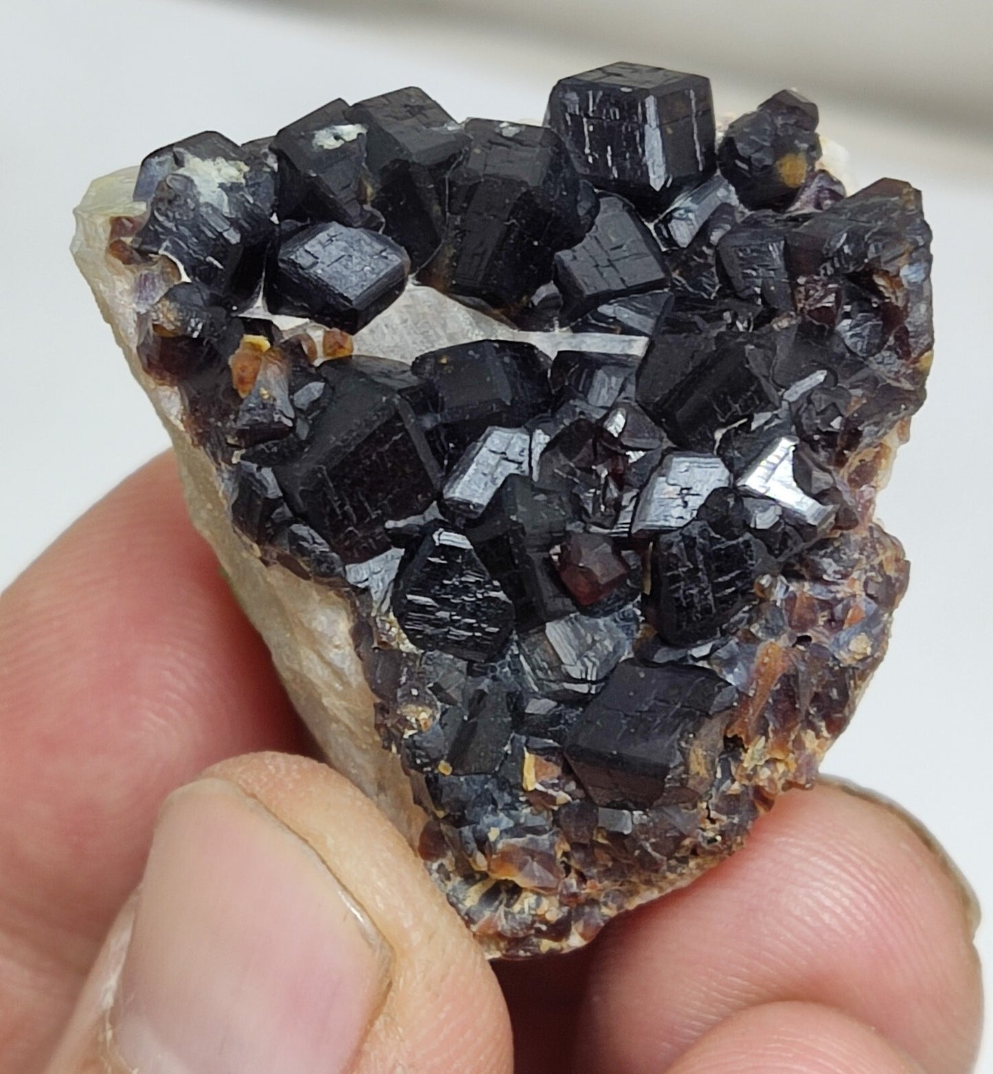 38 grams Aesthetic specimen Garnets cluster andradite garnets natural garnets
